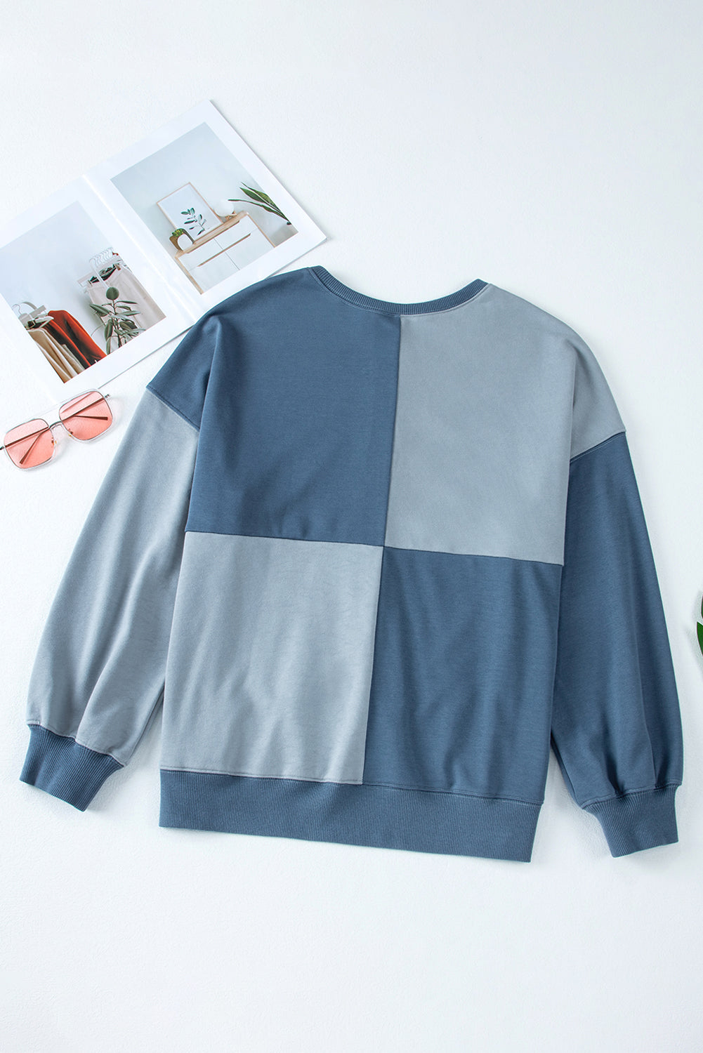 Henley High Low Oversize Sweatshirt
