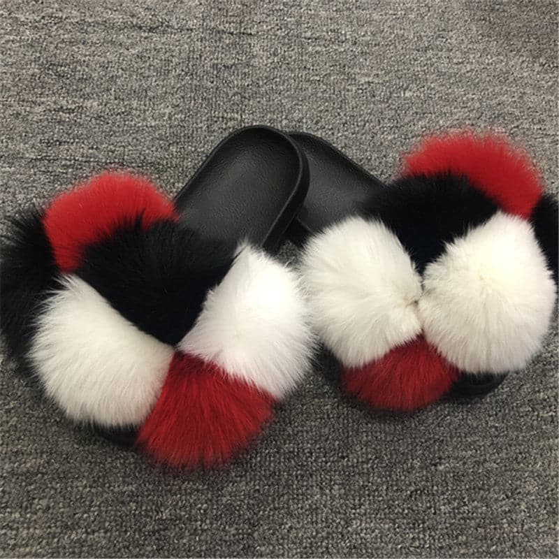 Tiosebon Fur Slippers - KOC