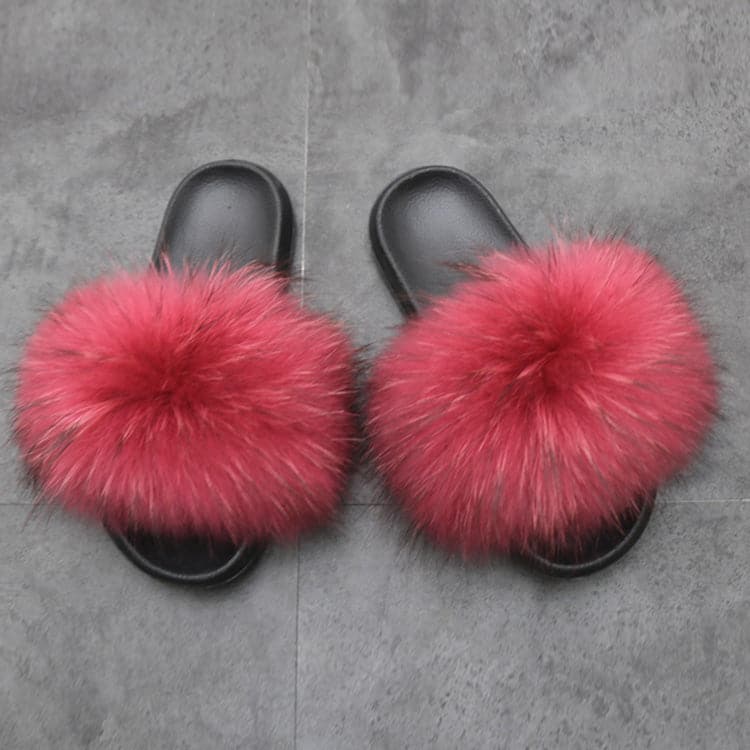 Tiosebon Fur Slippers - KOC