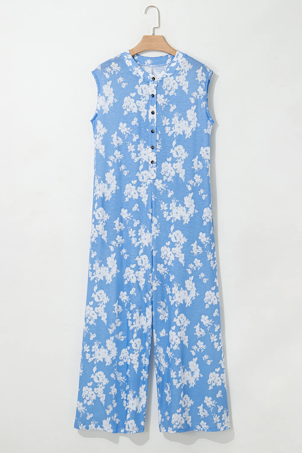 Floral Wide Leg Jumpsuit