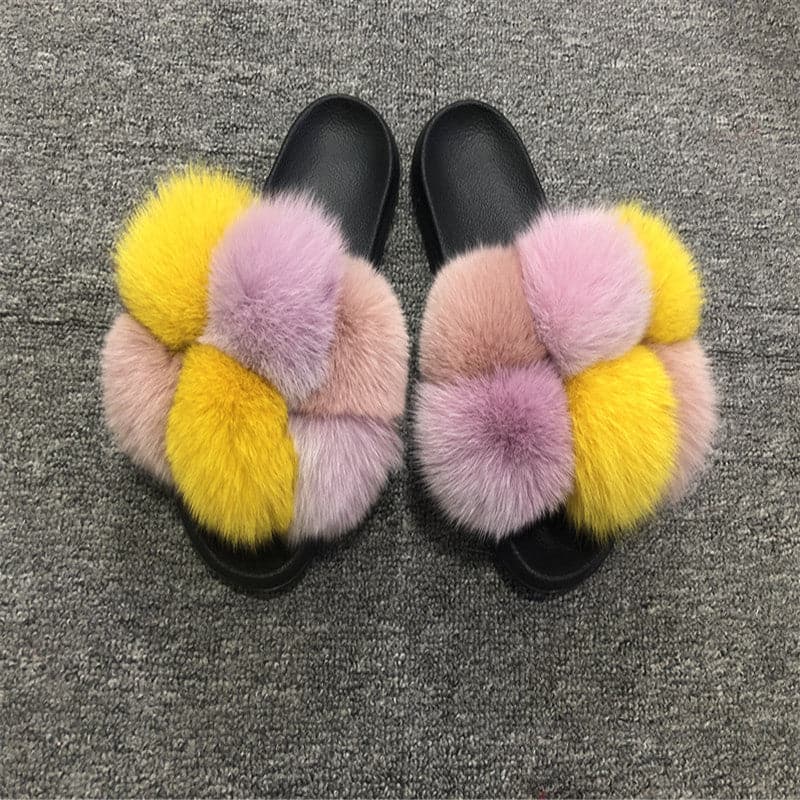 Tiosebon Fur Slippers - KOC