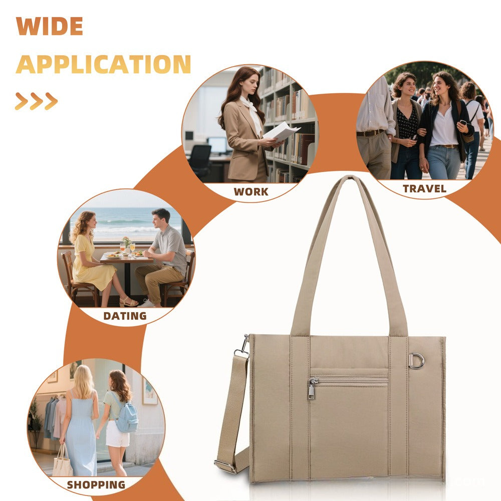 On the Go Satchel Tote Bag - Large Capacity