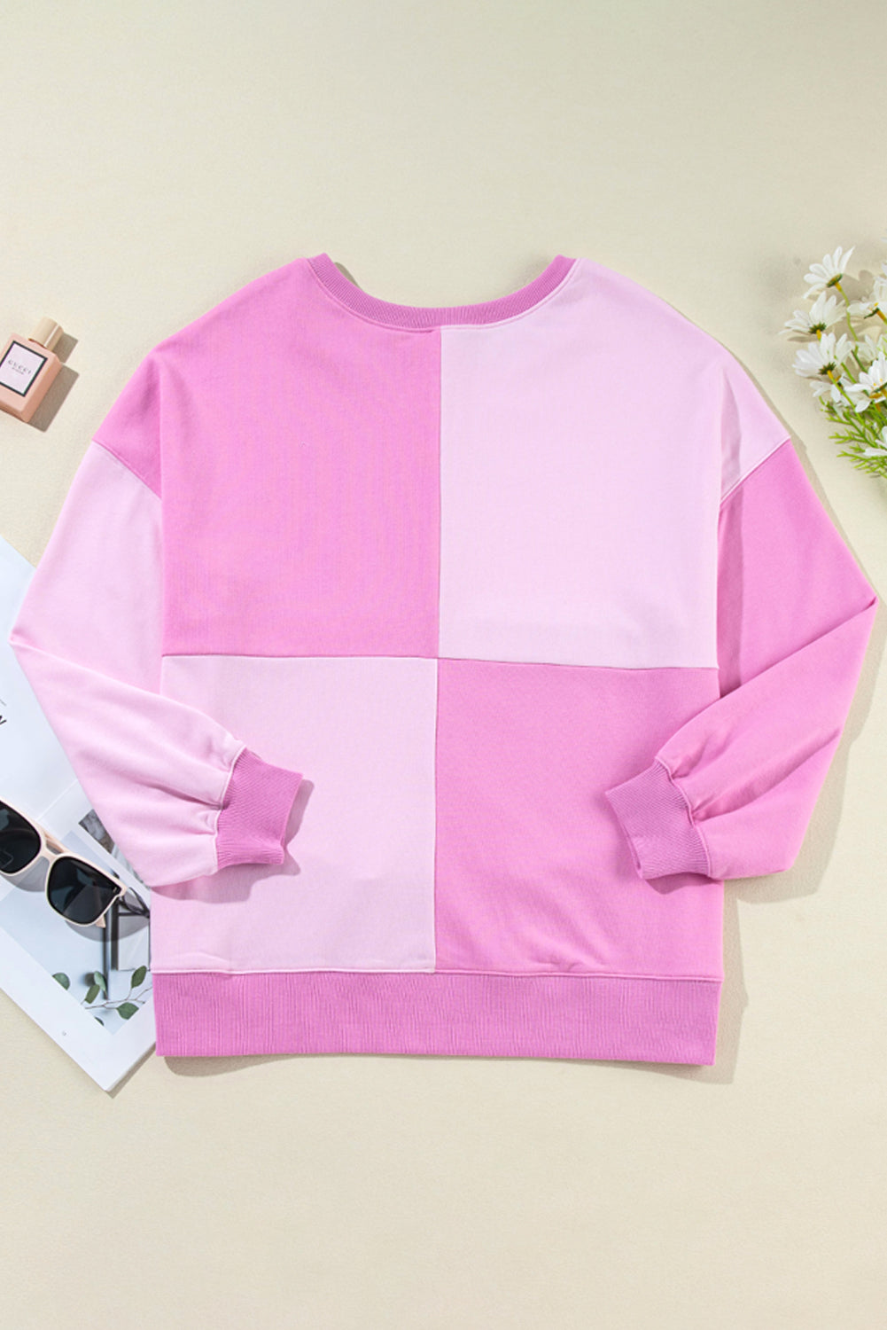 Henley High Low Oversize Sweatshirt