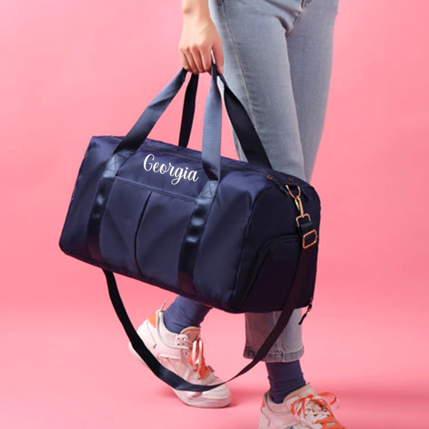 Custom Embroidered Name Yoga Bag