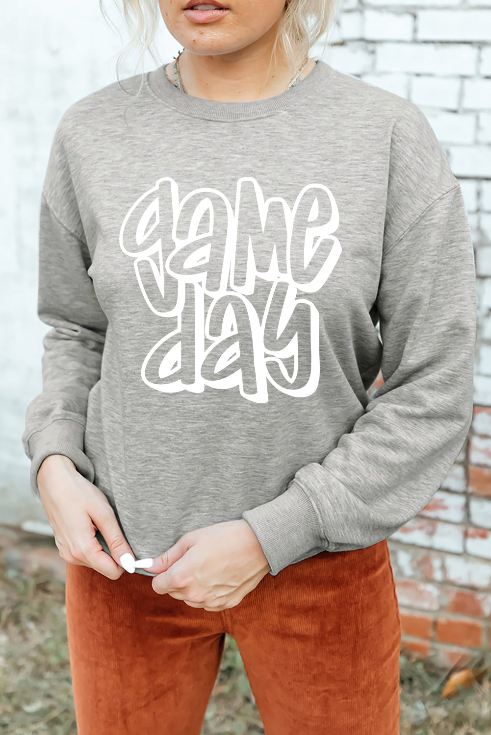 Game Day Crew Neck Sweatshirt