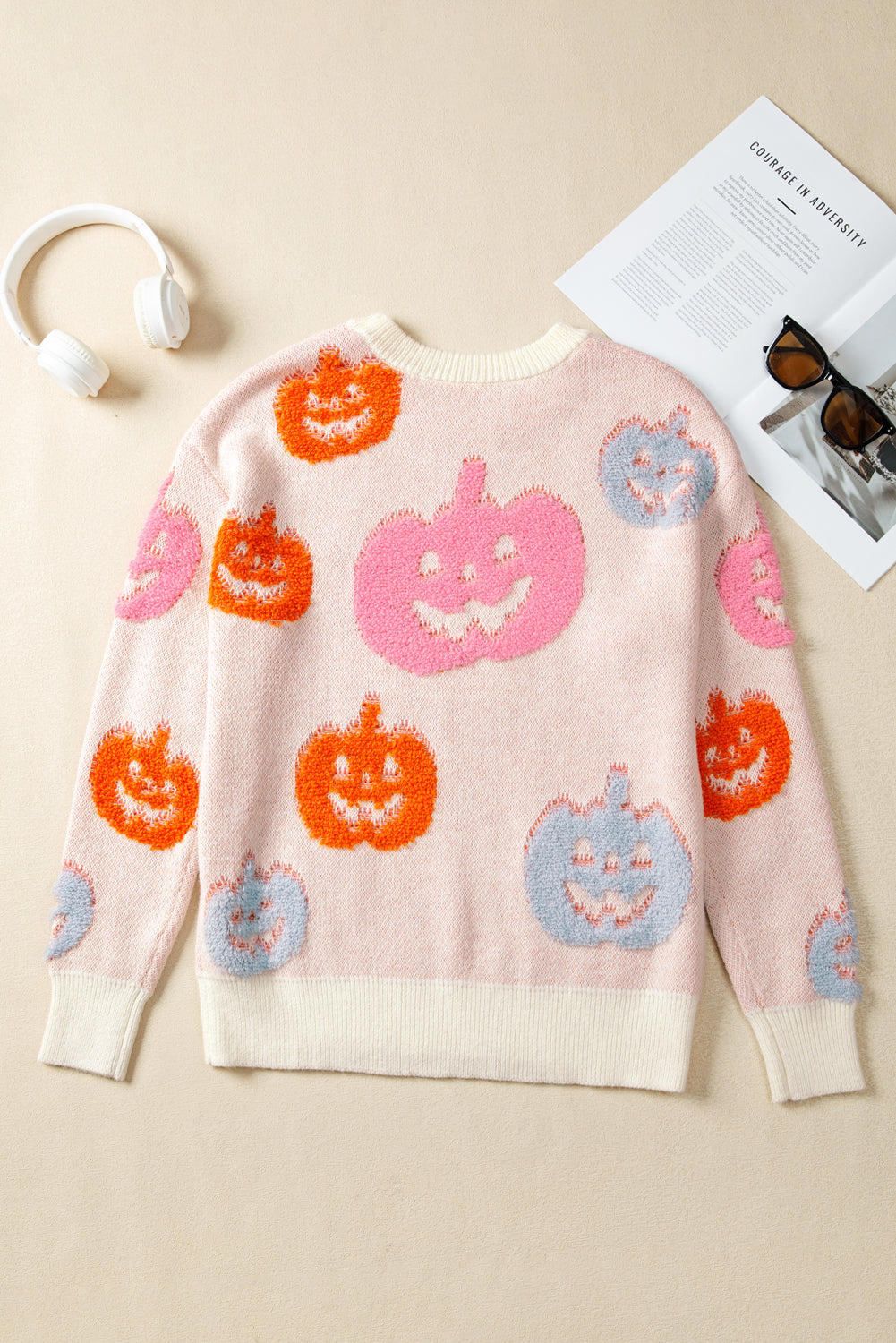 Halloween Cute Pumpkin Pattern Sweater