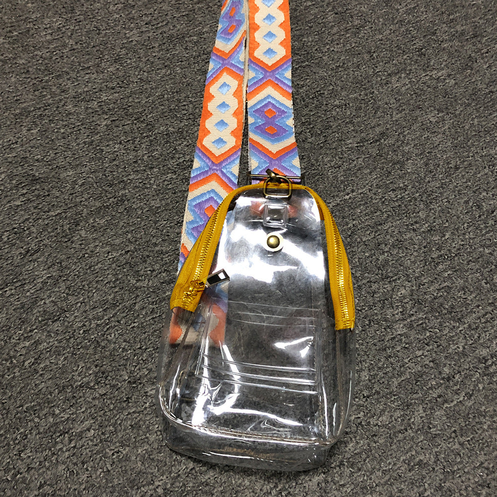 Preorder-Ladies Transparent PVC Chest Bag