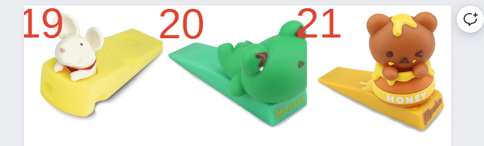 Animal Cute Home Safety Plastic Door Stopper