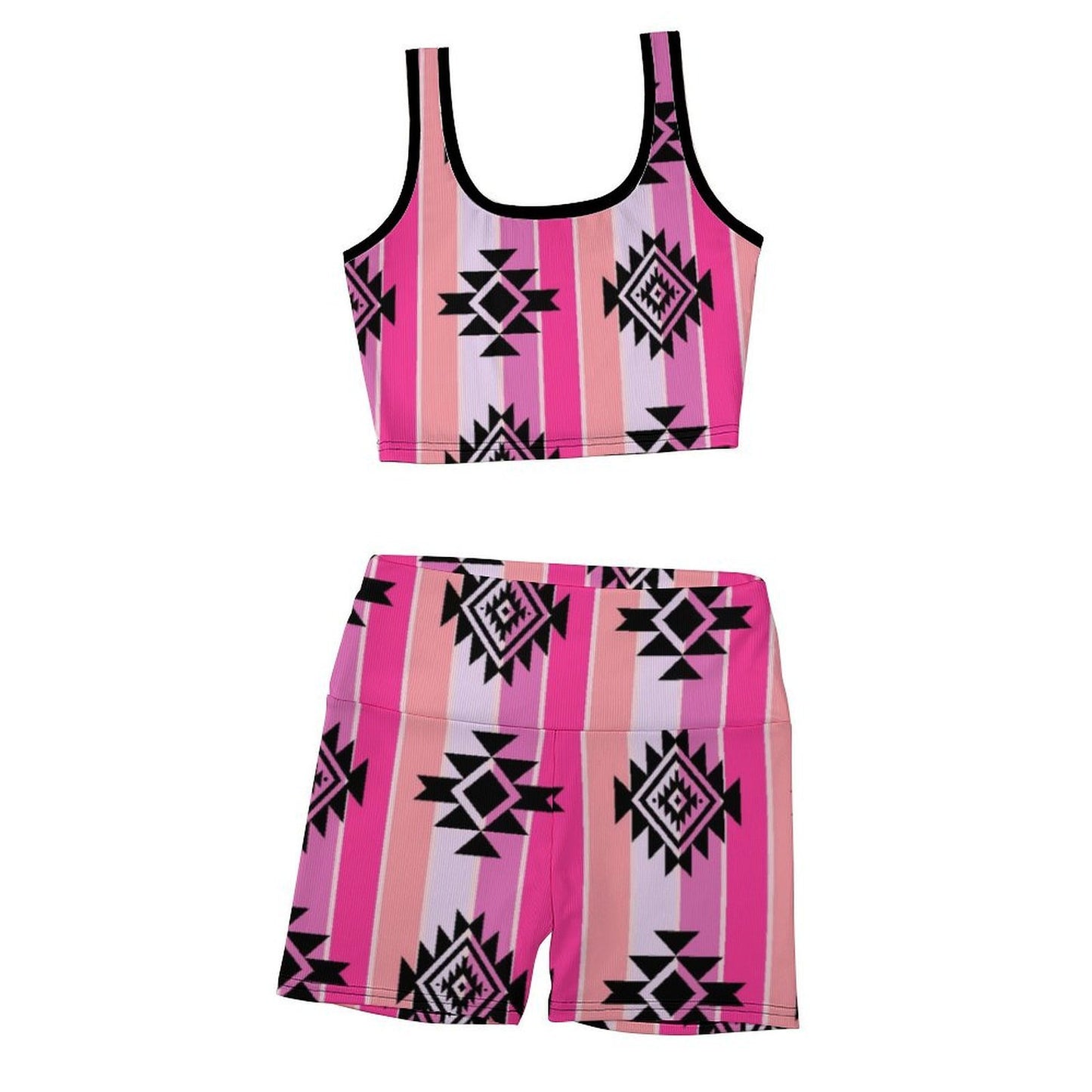 Custom Printed Yoga Vest Set(1-20)