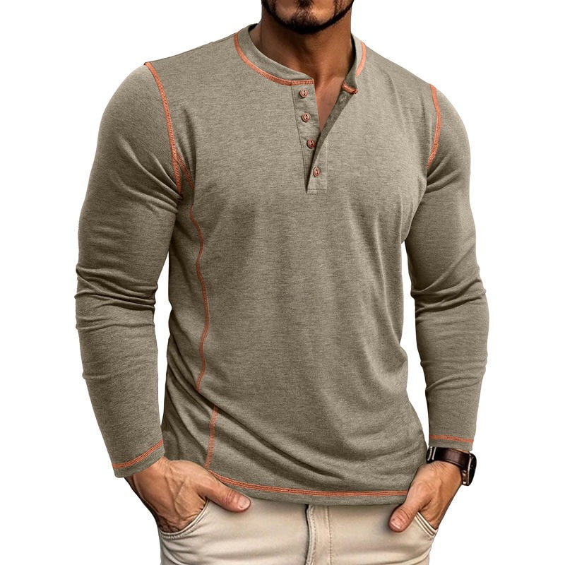 Men's Button Collar Top