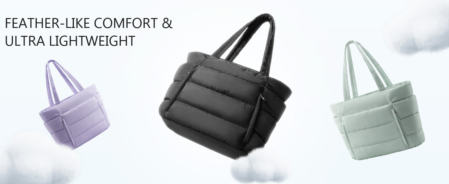 All In One Puffer Tote