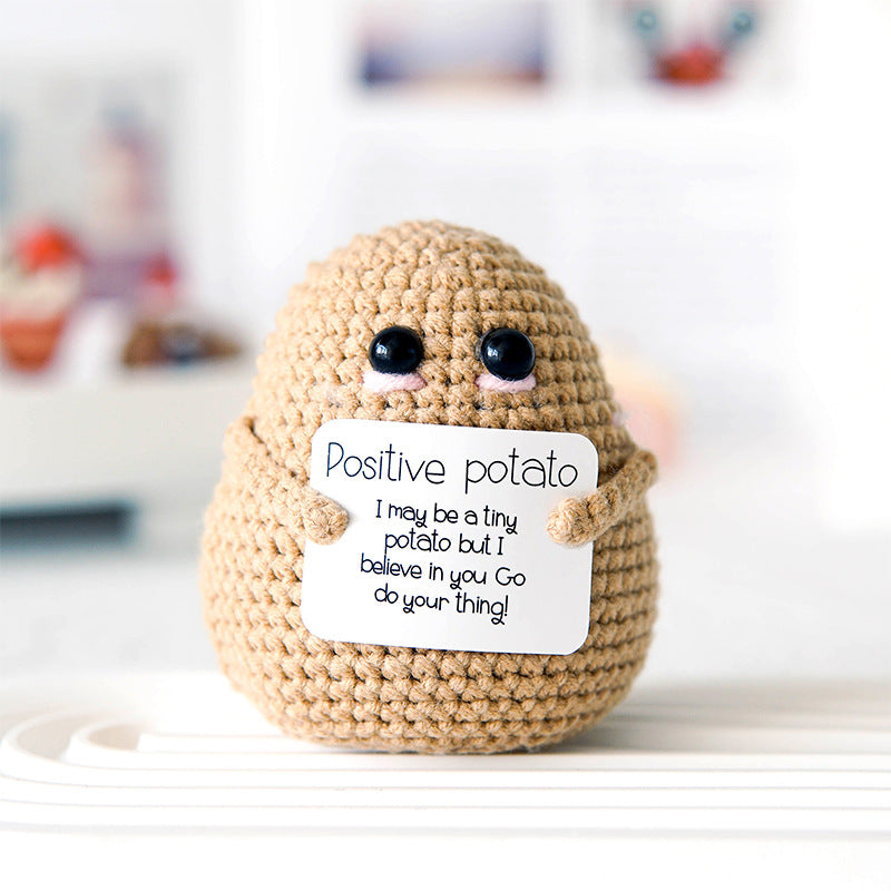 Funny Expression Potato Crochet Doll