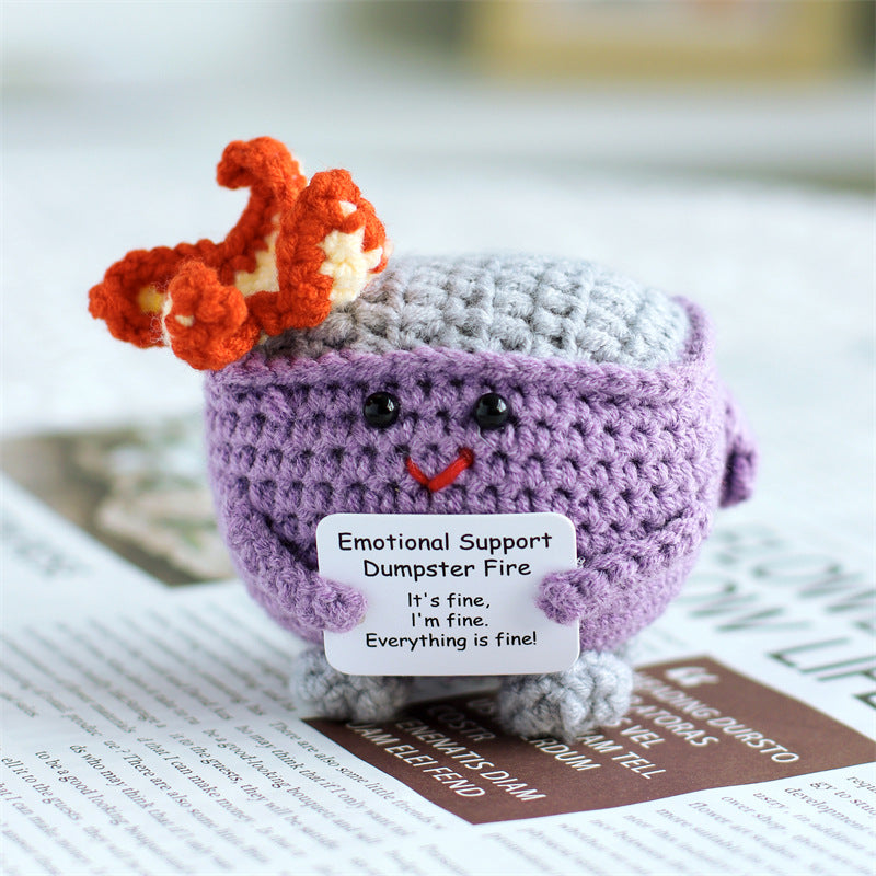 Funny Expression Potato Crochet Doll