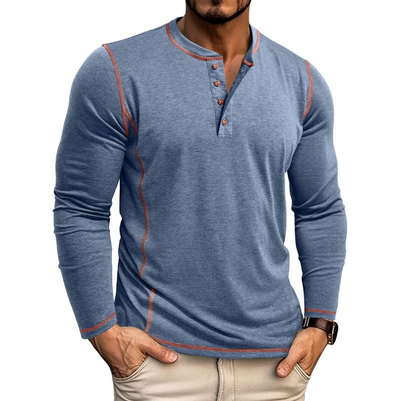 Men's Button Collar Top