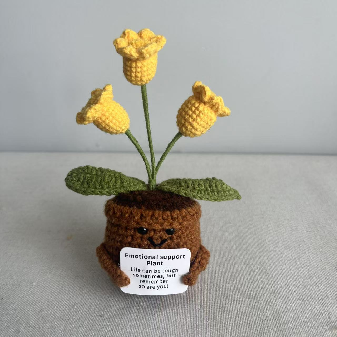 Funny Expression Potato Crochet Doll