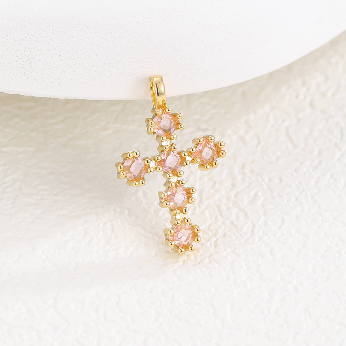 Zircon Cross Necklace