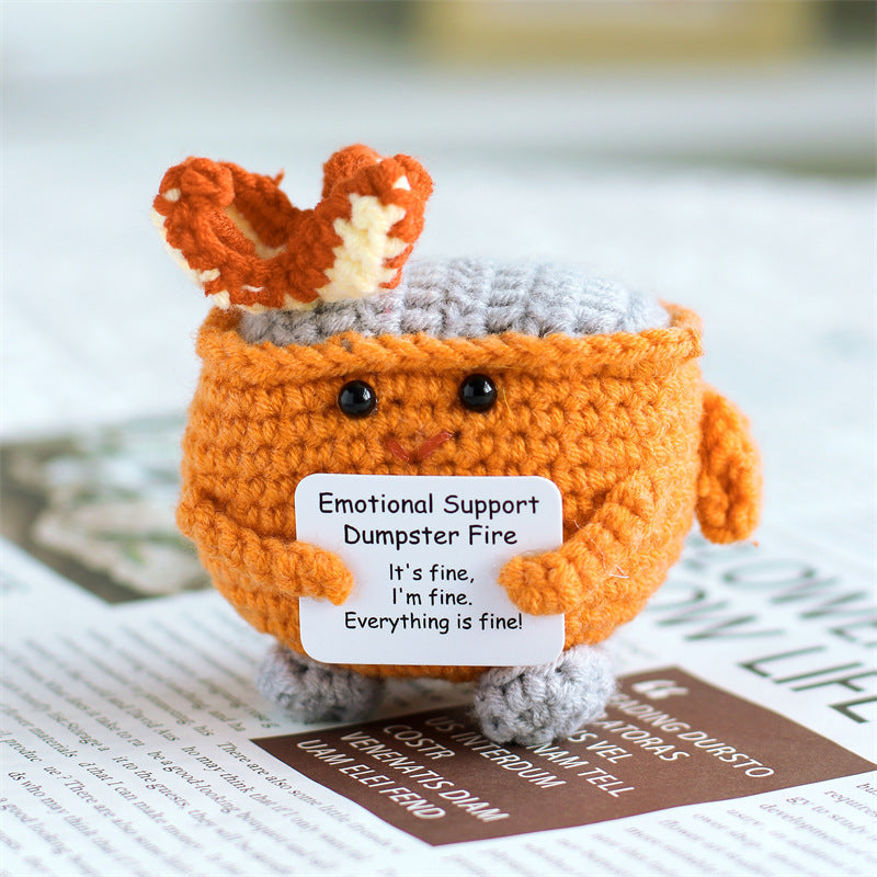 Funny Expression Potato Crochet Doll