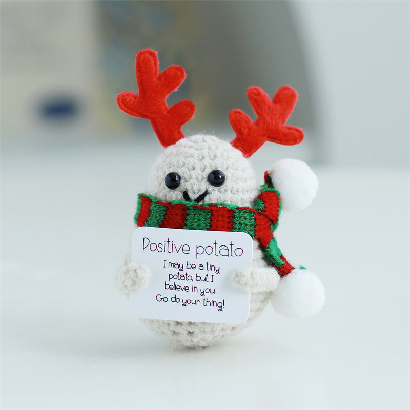 Funny Expression Potato Crochet Doll