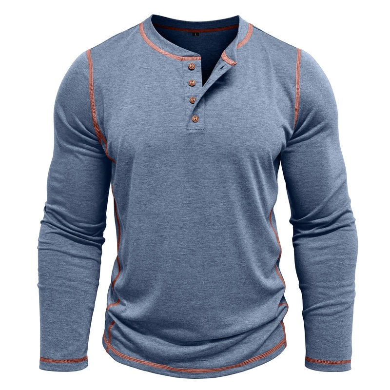 Men's Button Collar Top