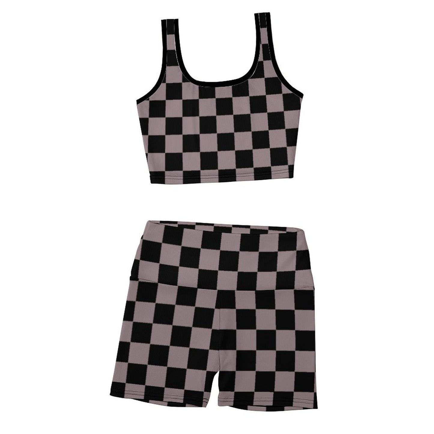 Custom Printed Yoga Vest Set(20-37)