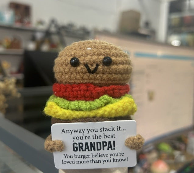Funny Expression Potato Crochet Doll