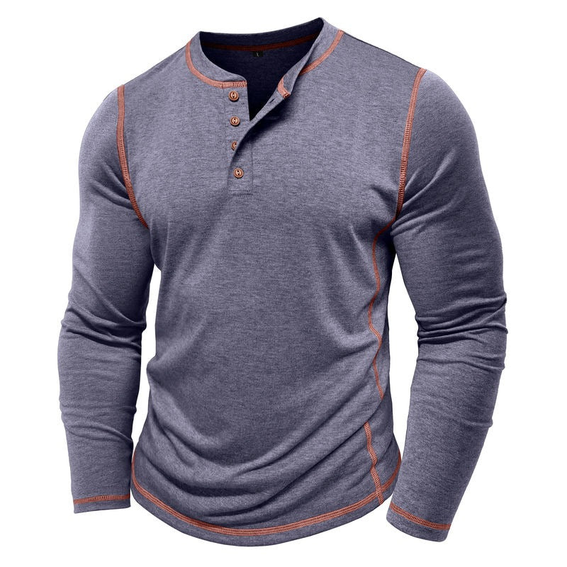 Men's Button Collar Top
