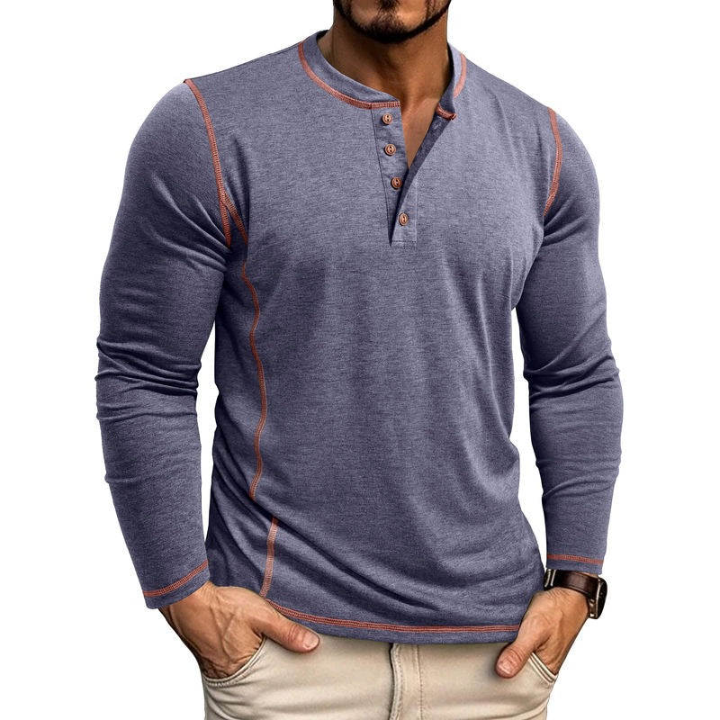 Men's Button Collar Top