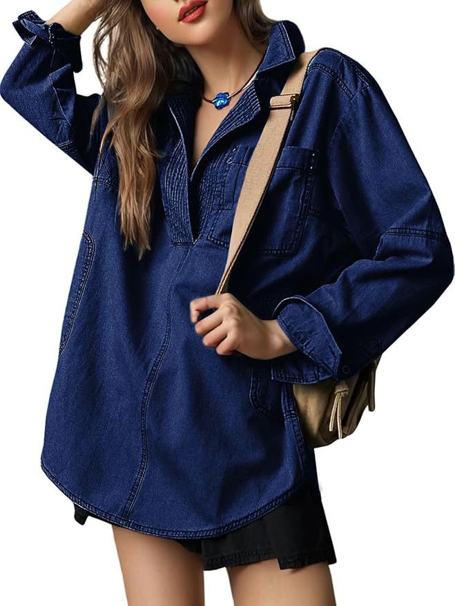 Long-sleeved Coat V-neck