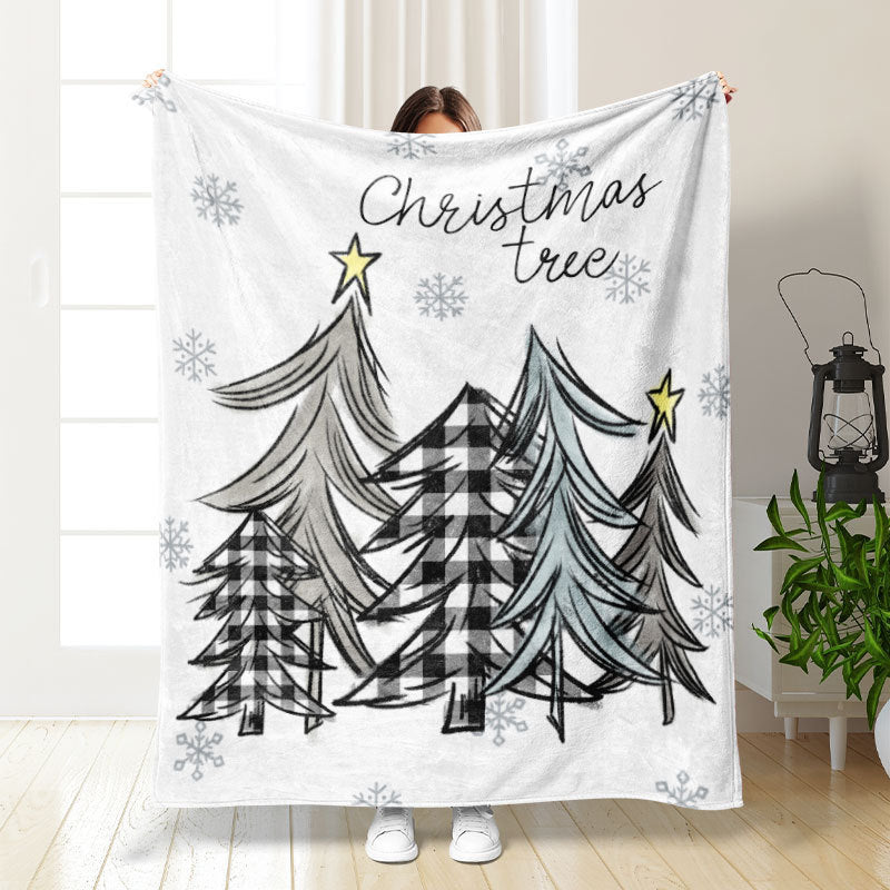 Thickened double-sided printed blanket nap blanket
