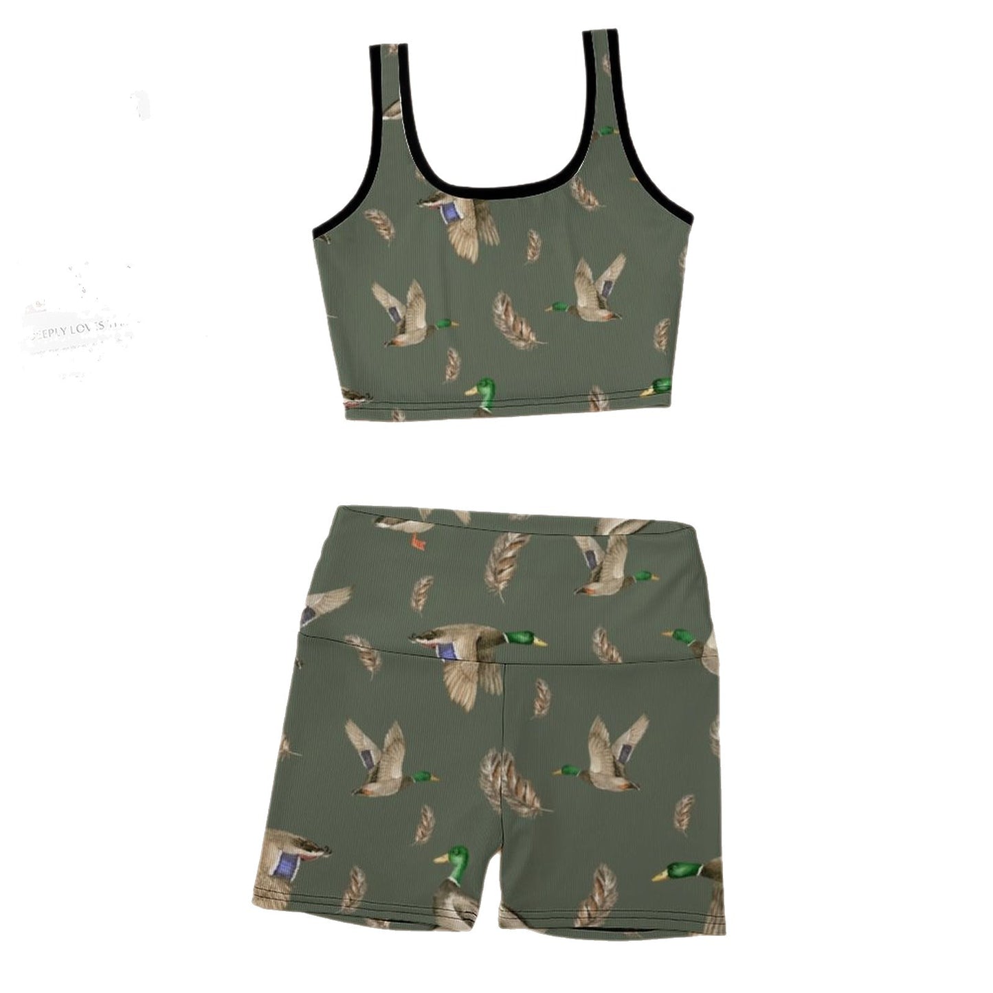 Custom Printed Yoga Vest Set(20-37)