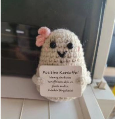 Funny Expression Potato Crochet Doll