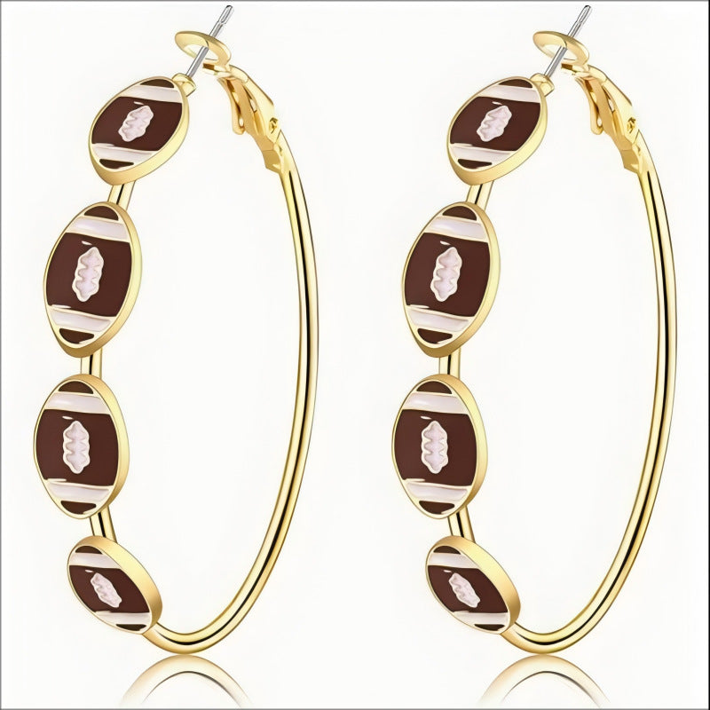 Game Day Hoop Earrings