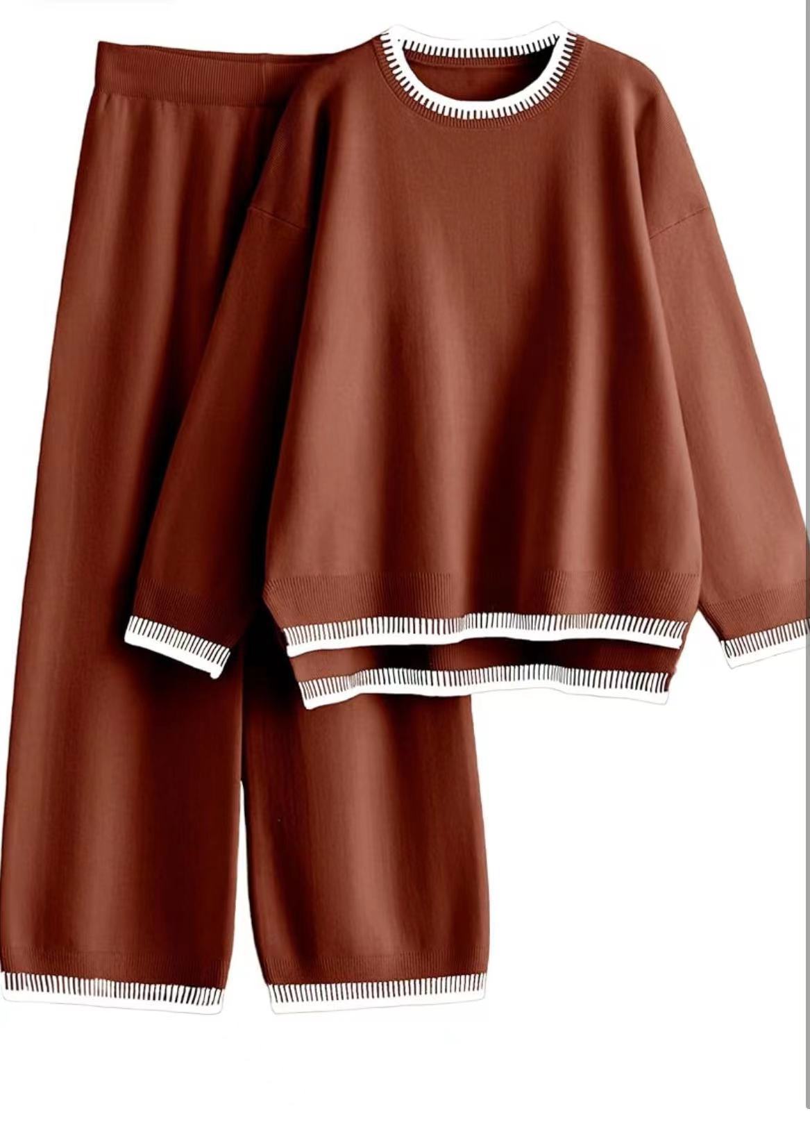 Casual Sweater Two Piece Set