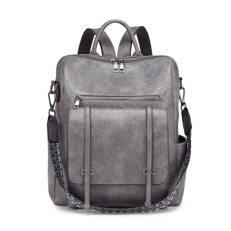 Embroidered Strap Attached Backpack