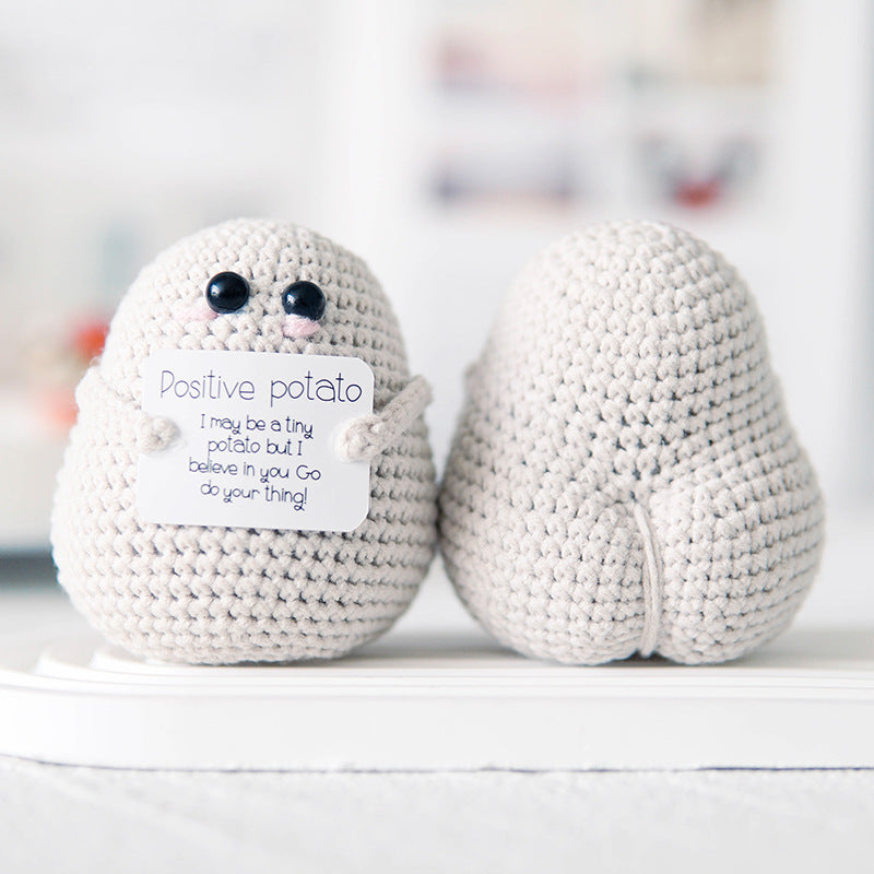 Funny Expression Potato Crochet Doll