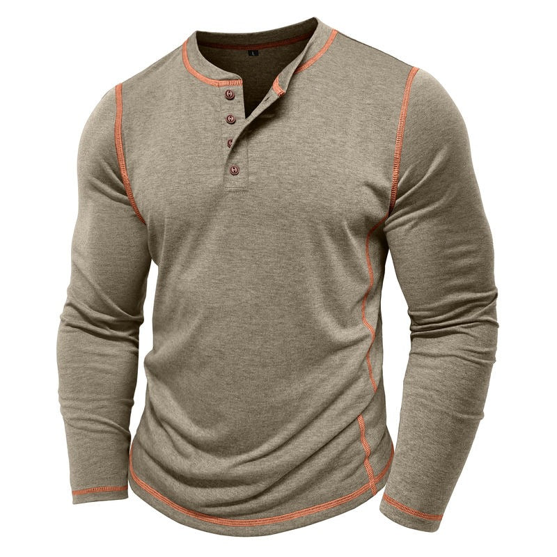 Men's Button Collar Top