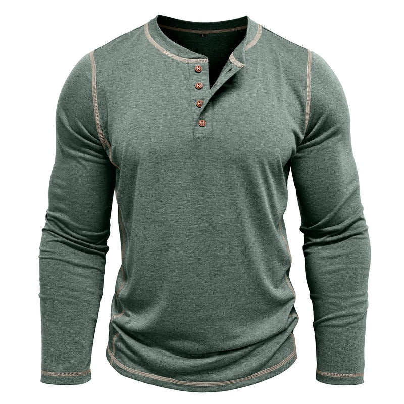Men's Button Collar Top