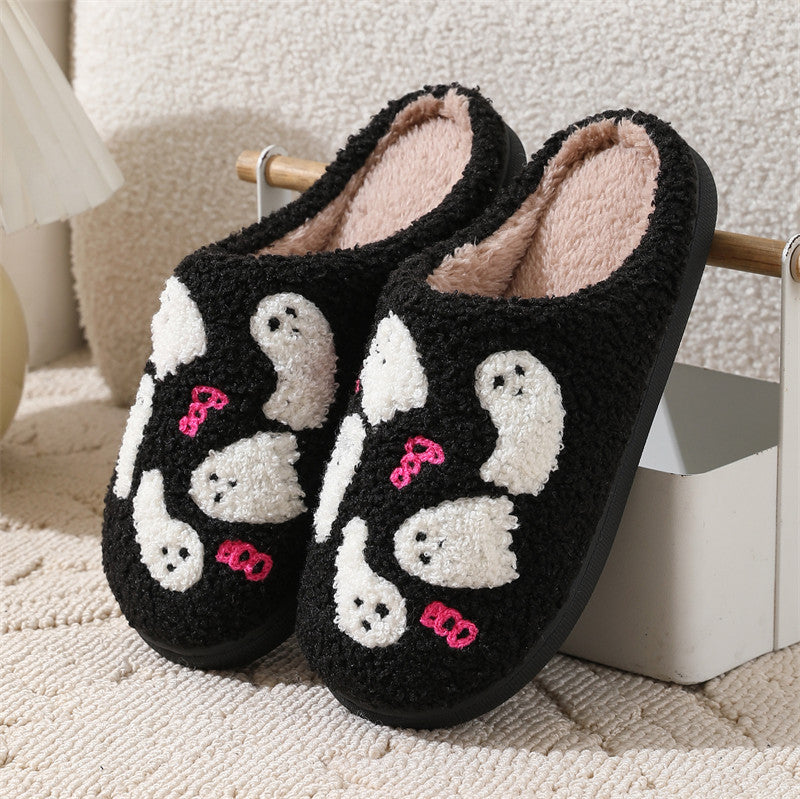 Warm Fluffy Dirt-Resistant Confinement Shoes