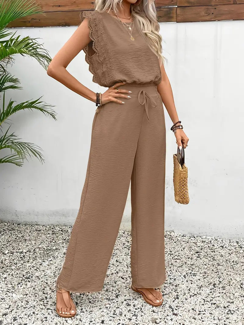 Sleeveless Short Trousers High-end Two-piece Casual Suit