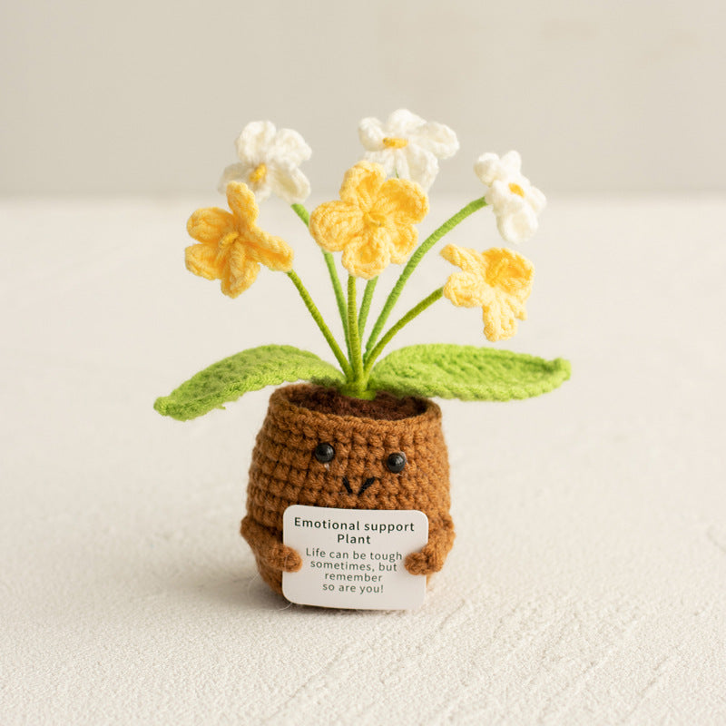 Funny Expression Potato Crochet Doll