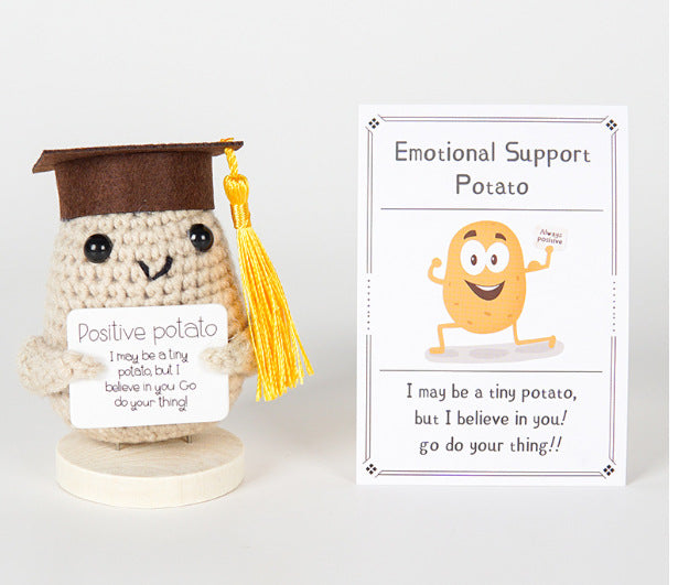 Funny Expression Potato Crochet Doll