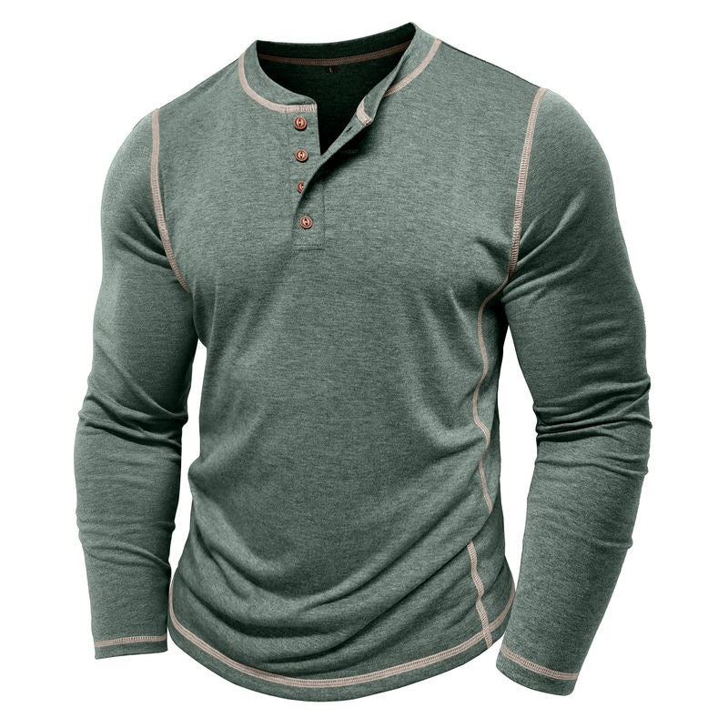 Men's Button Collar Top