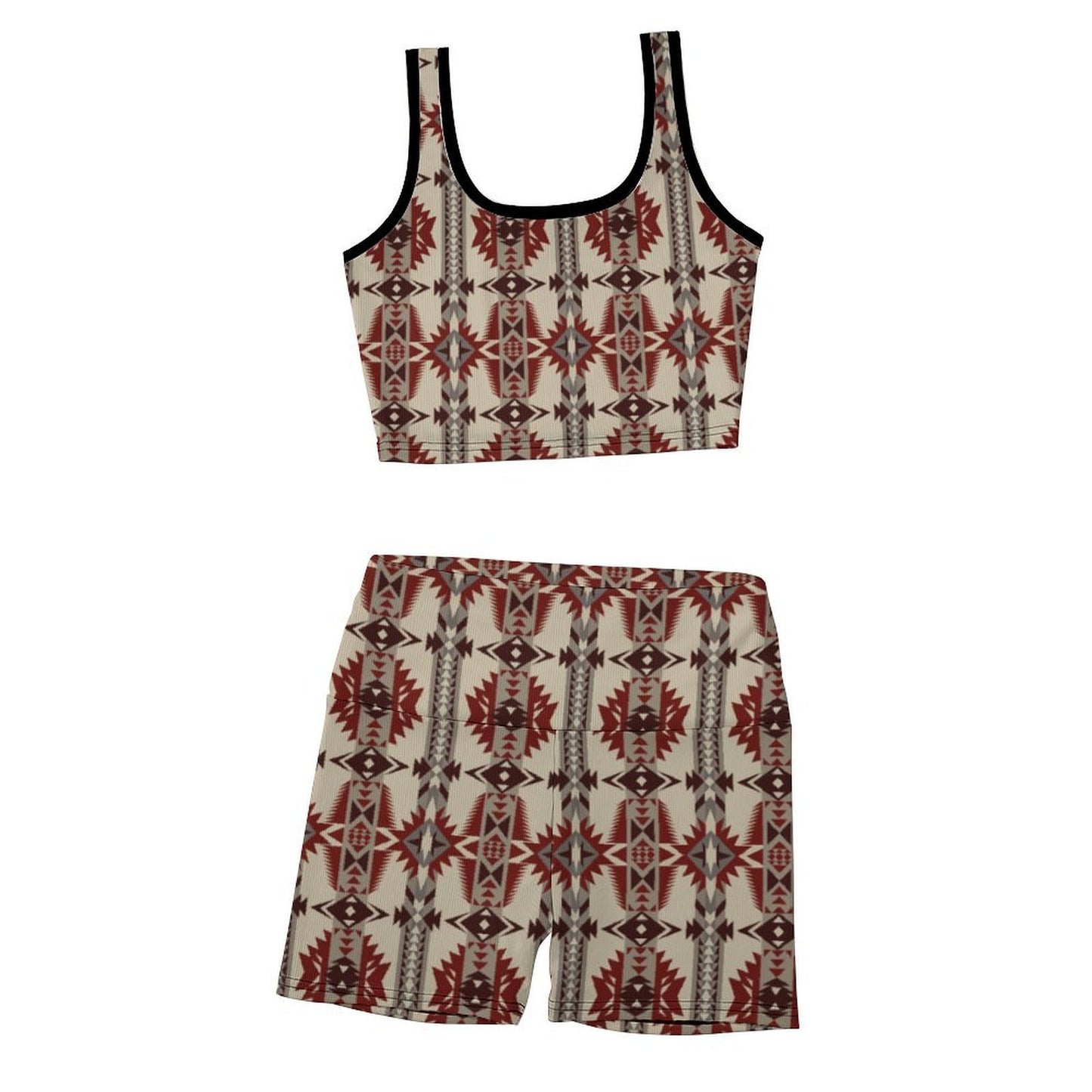 Custom Printed Yoga Vest Set(1-20)