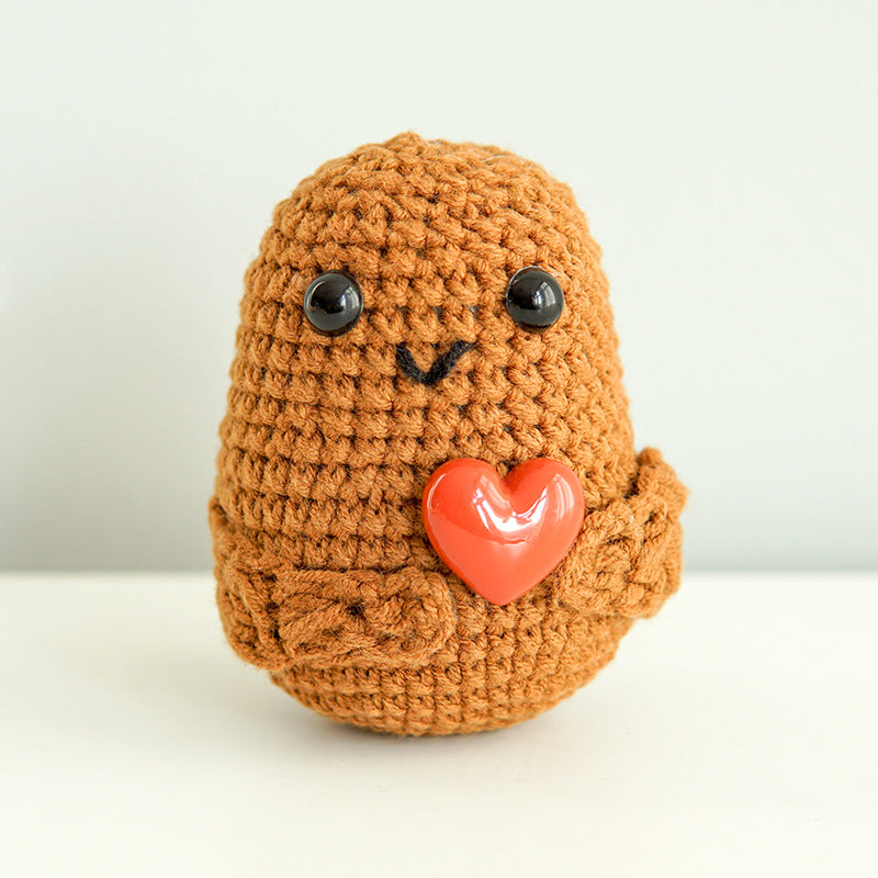 Funny Expression Potato Crochet Doll