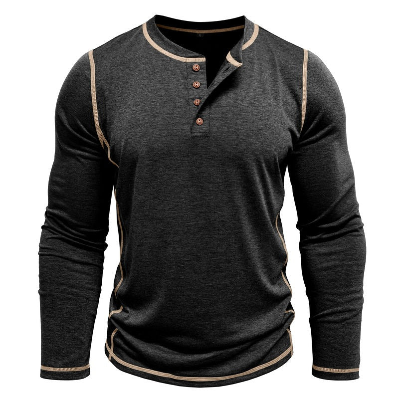 Men's Button Collar Top