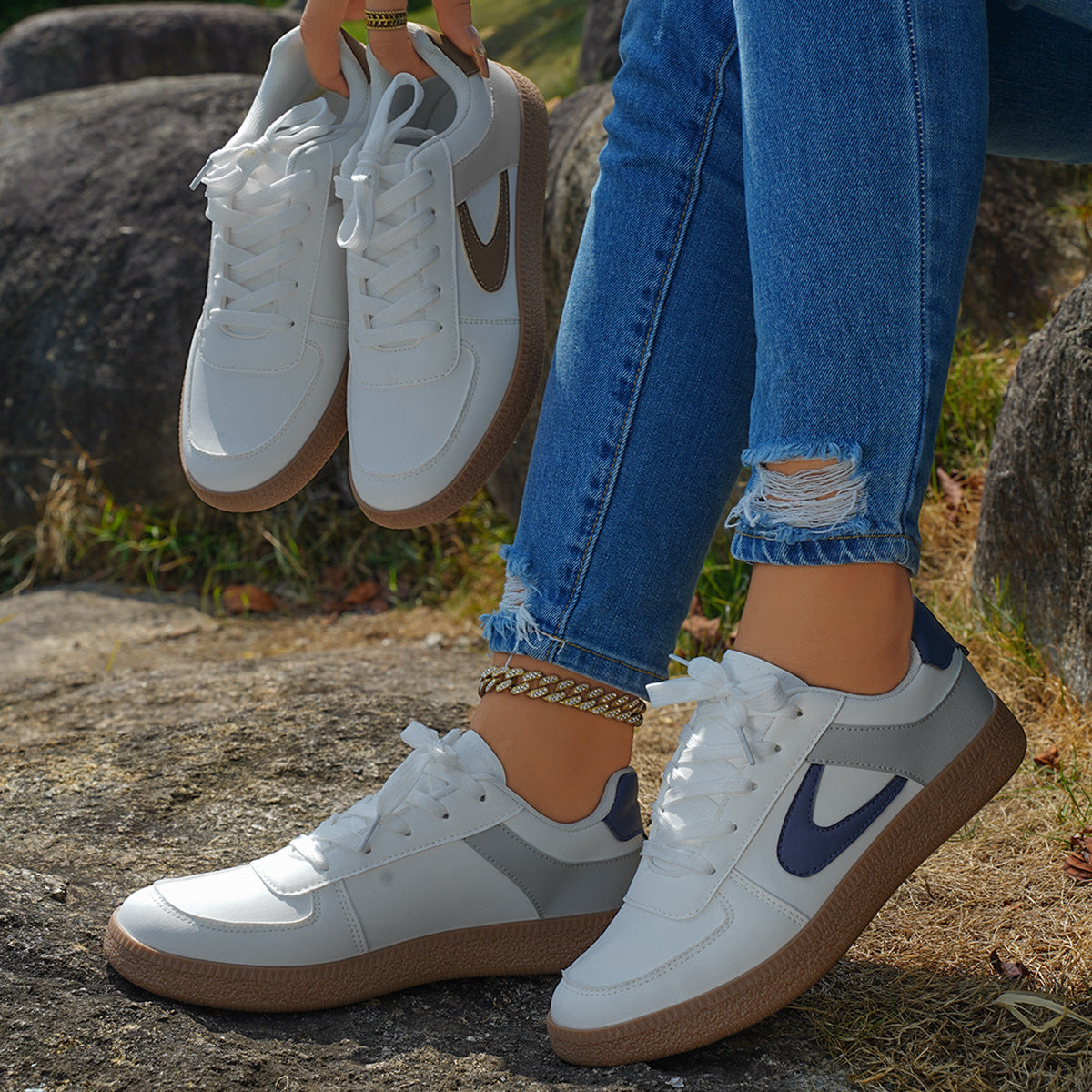 Sports Style Plus Size Board Shoes Casual Single Shoes