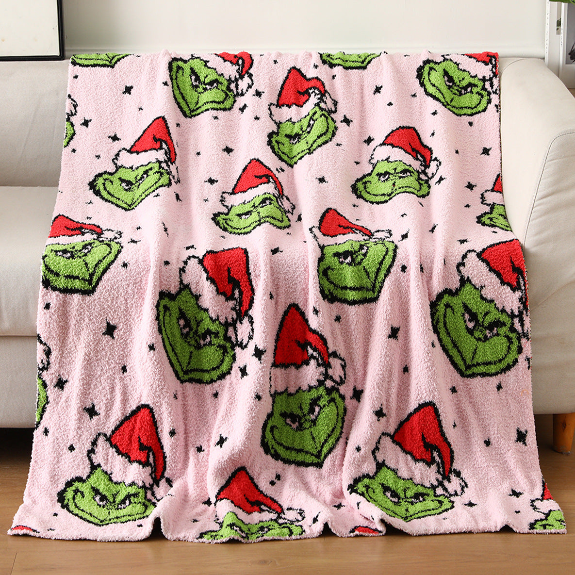 Half Fleece Christmas Blanket
