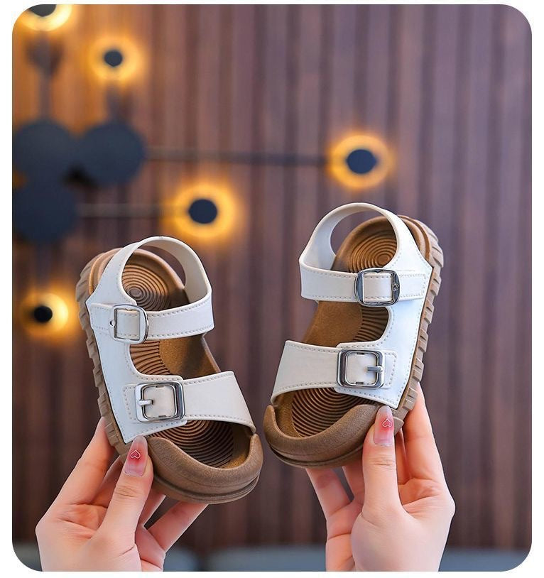 The Steph Buckle Kid Sandals