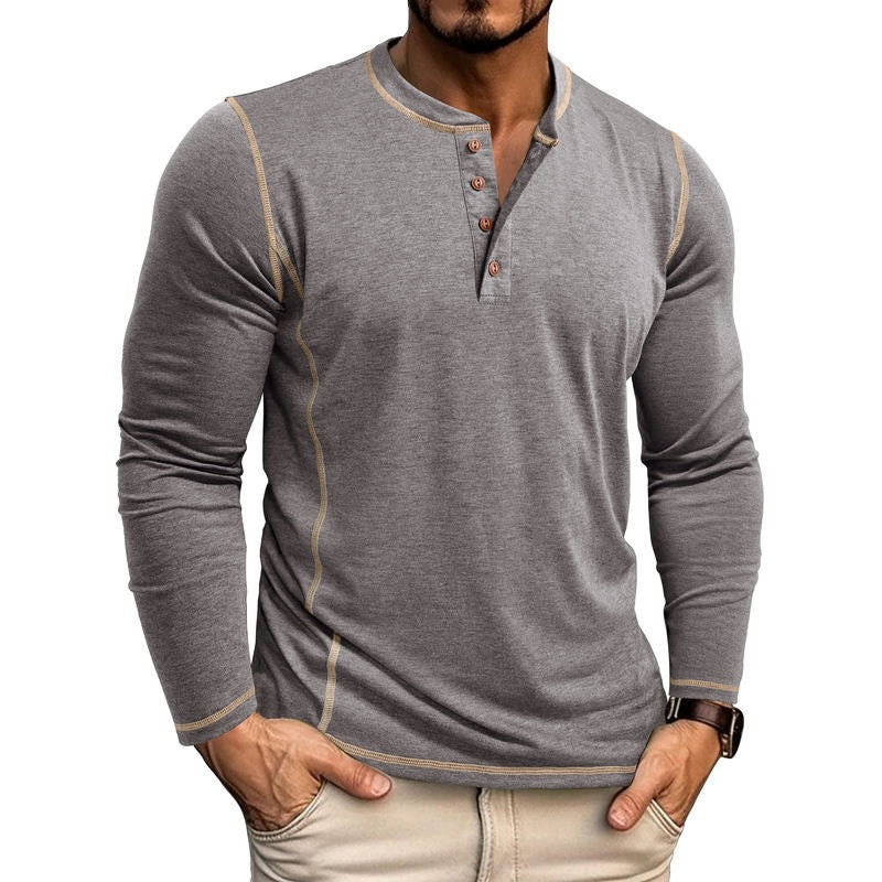 Men's Button Collar Top