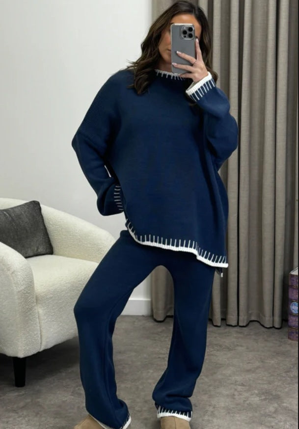 Casual Sweater Two Piece Set